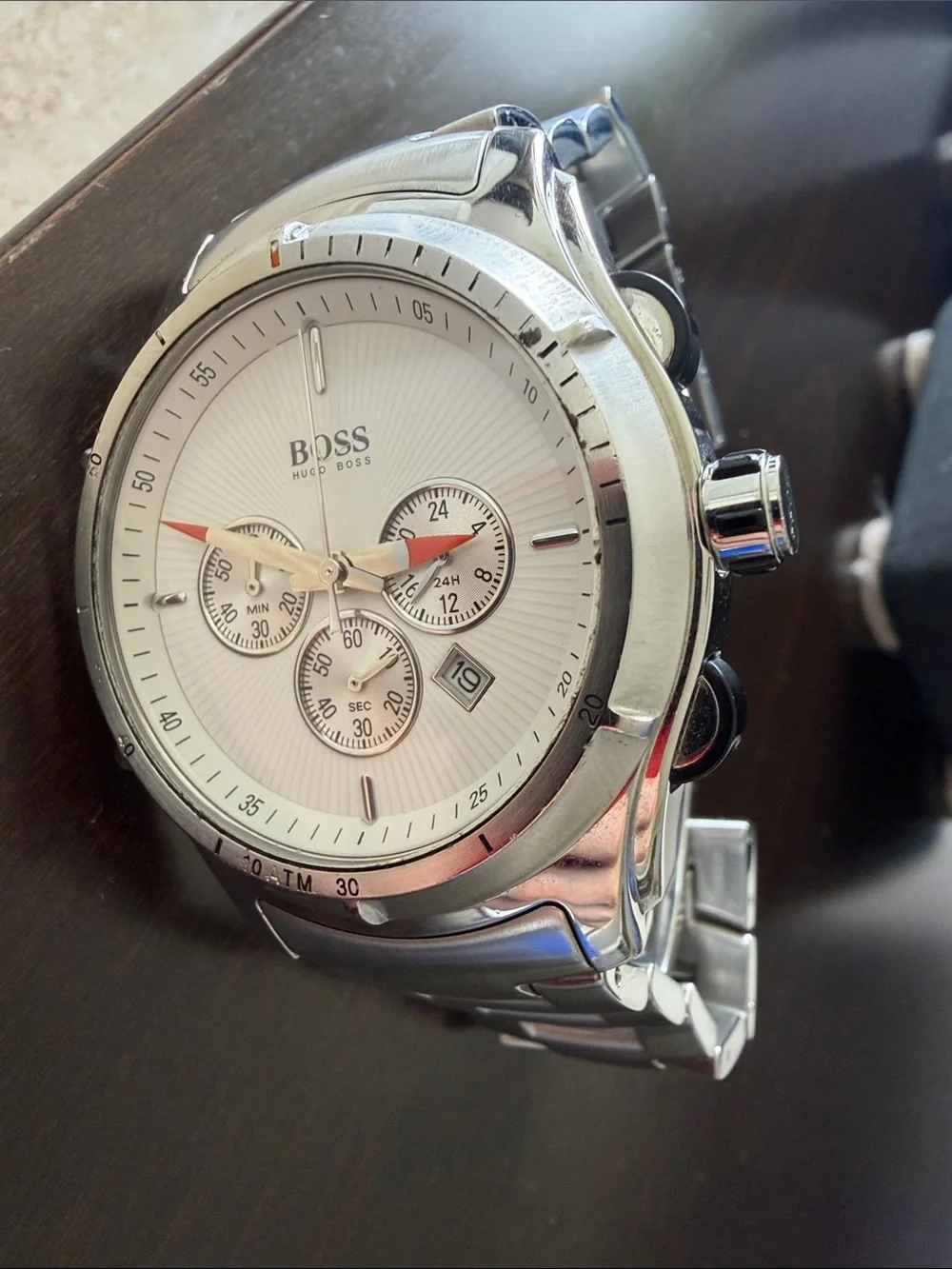 Hugo BOSS Men’s Watch All Stainless Steel Like New!